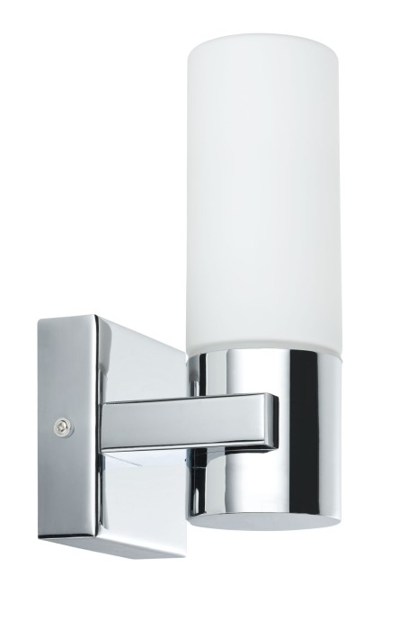 Set 2 aplice de baie Gemini IP44 max.20W E14 crom/satin 230V metal/sticlă [2]
