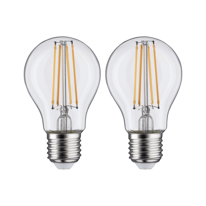 Set 2 becuri LED AGL cu filament 806lm E27 2700K clar 7W 230V [2]