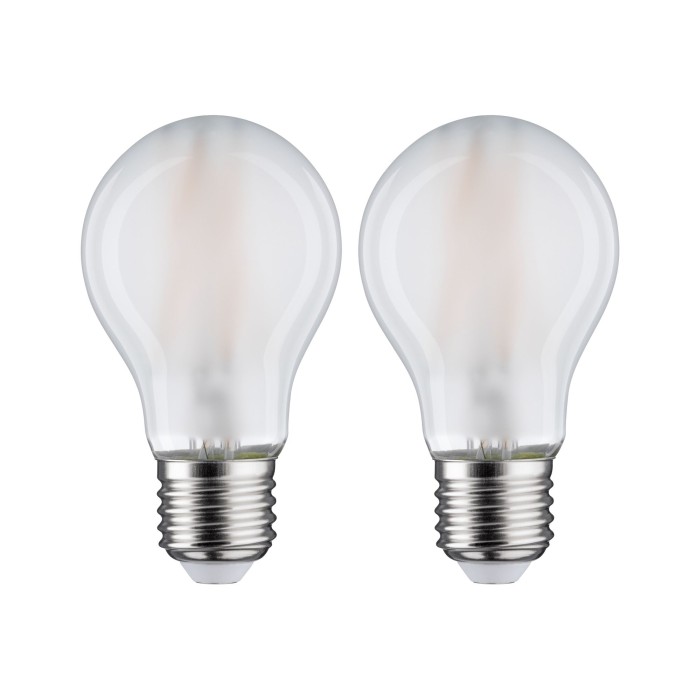 Set 2 becuri LED AGL cu filament 806lm E27 2700K mat 7W 230V [2]