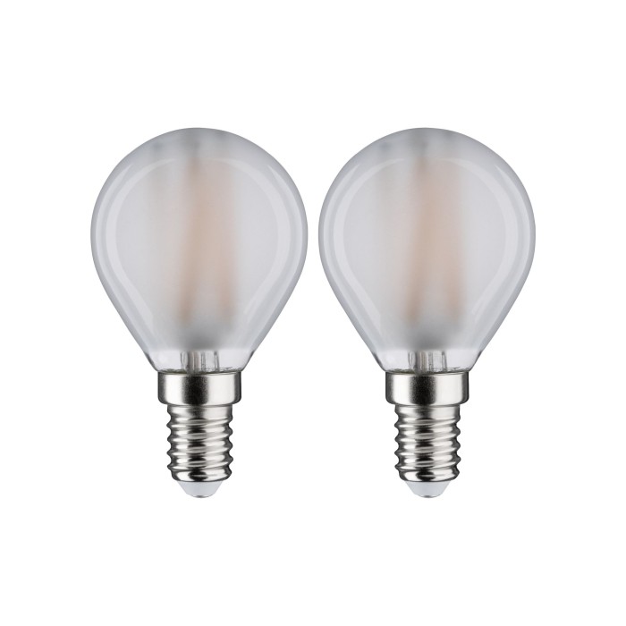 Set 2 becuri LED sferice cu filament 470lm E14 2700K clar 4,5W 230W [2]