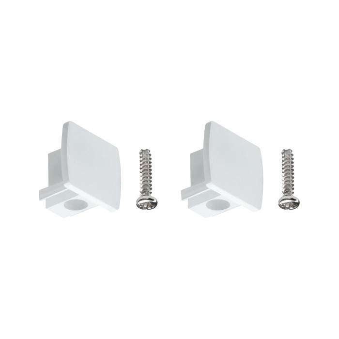 Set 2 capace URail  alb, plastic [1]