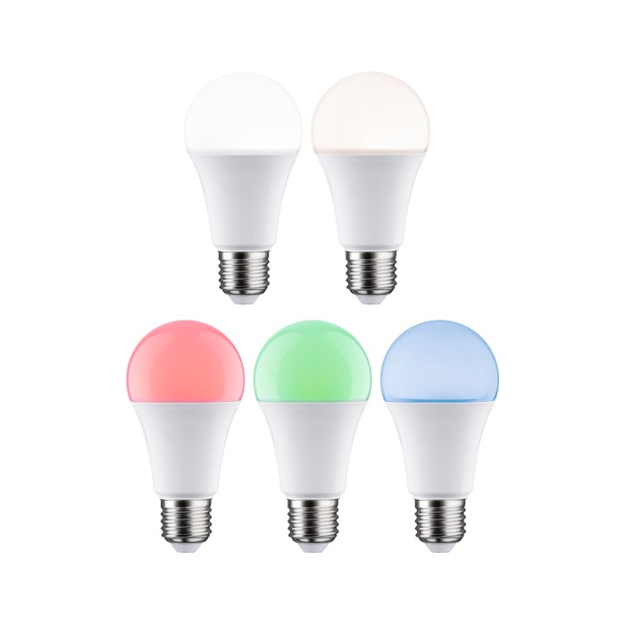Set 3 becuri LED pară, 230V, Standard Smart Home Zigbee 3.0, E27, 3x1055lm, 3x11W, RGBW+, flux luminos variabil, mat [4]