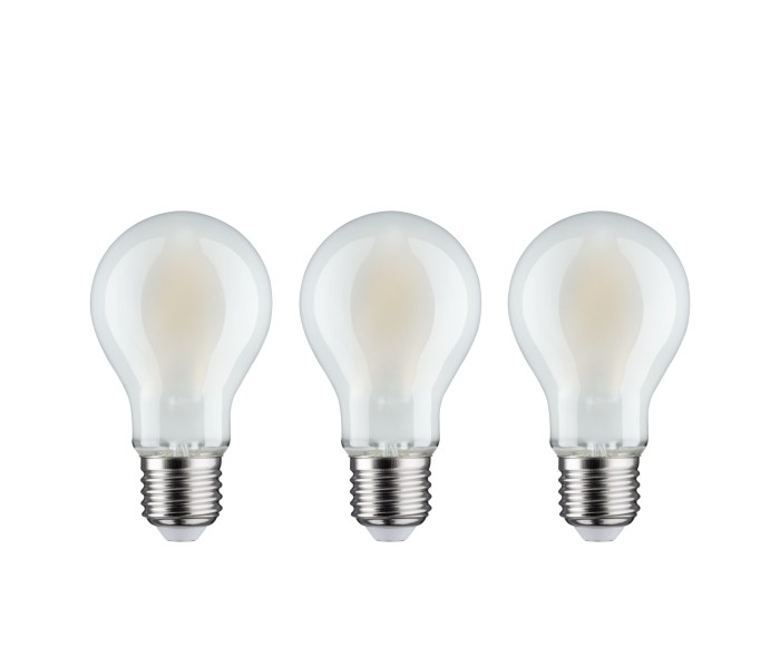 Set 3 becuri LED pară cu filament, 230V, E27, 3x1055lm, 3x9W, 4000K, mat [2]