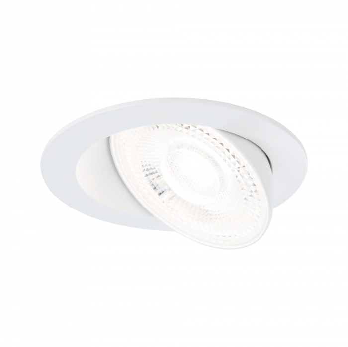 Set 3 spoturi încastrabile Aumus LED, rotunde, 105mm, 90°, 3x5W, 3x700lm, 230V, flux luminos variabil în 3 pași, temperatură de culoare variabilă 2700 - 6500K, albe [2]