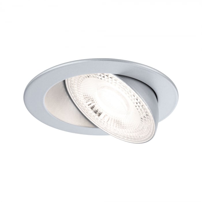 Set 3 spoturi încastrabile Aumus LED, rotunde, 105mm, 90°, 3x5W, 3x700lm, 230V, flux luminos variabil în 3 pași, temperatură de culoare variabilă 2700 - 6500K, crom mat [2]