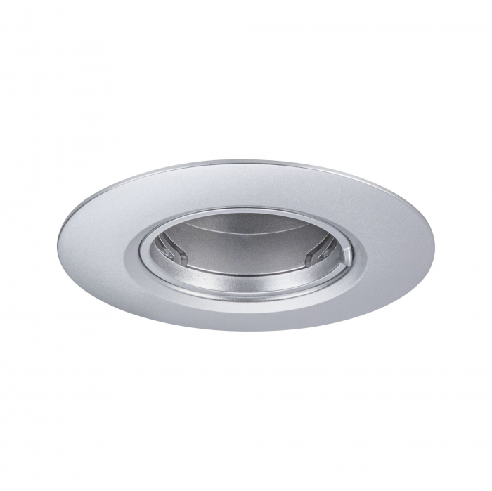 Set 3 spoturi încastrabile, fixe, rotunde, 90mm, GU10, max. 3x10W, 230V, crom mat [4]