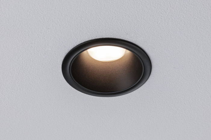 Set 3 spoturi încastrabile LED Cole, IP44, rotunde, Coin 3x6W, 3x470lm, 230V, 2700K, negru, flux luminos variabil în 3 pași [5]