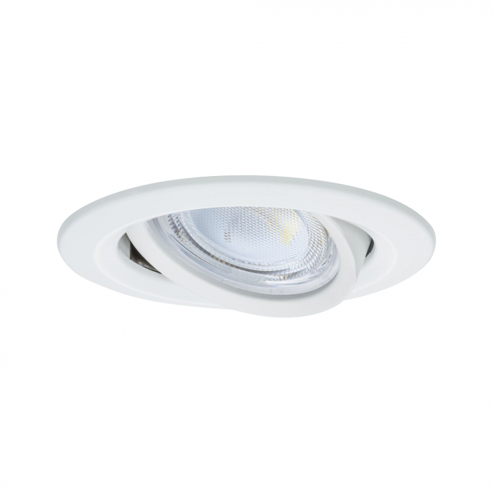 Set 3 spoturi încastrabile LED Nova Coin, rotunde, 84mm, 50°, 3x2,8W, 3x505lm, 230V, 4000K, alb mat [6]