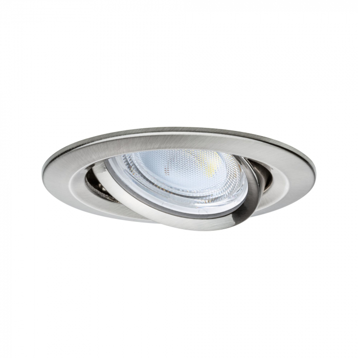 Set 3 spoturi încastrabile LED Nova Coin, rotunde, 84mm, 50°, 3x2,8W, 3x505lm, 230V, 4000K, metal mat [6]