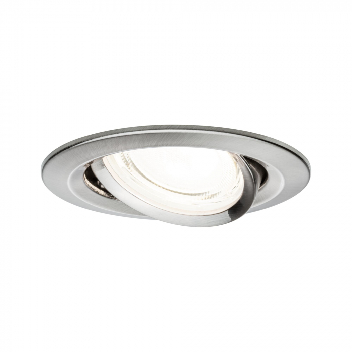Set 3 spoturi încastrabile LED Nova Coin, rotunde, 84mm, 50°, 3x2,8W, 3x505lm, 230V, 4000K, metal mat [5]
