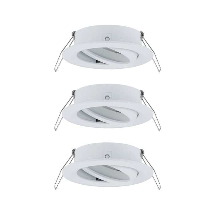 Set 3 spoturi încastrabile Choose max 3x10W 230V 51mm albe, orientabile [3]