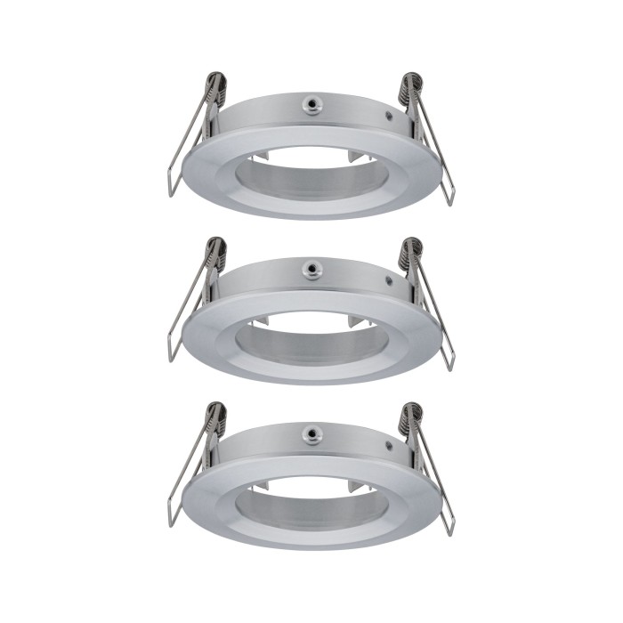 Set 3 spoturi încastrabile Choose max 3x10W 230V 51mm aluminiu periat, fixe [2]