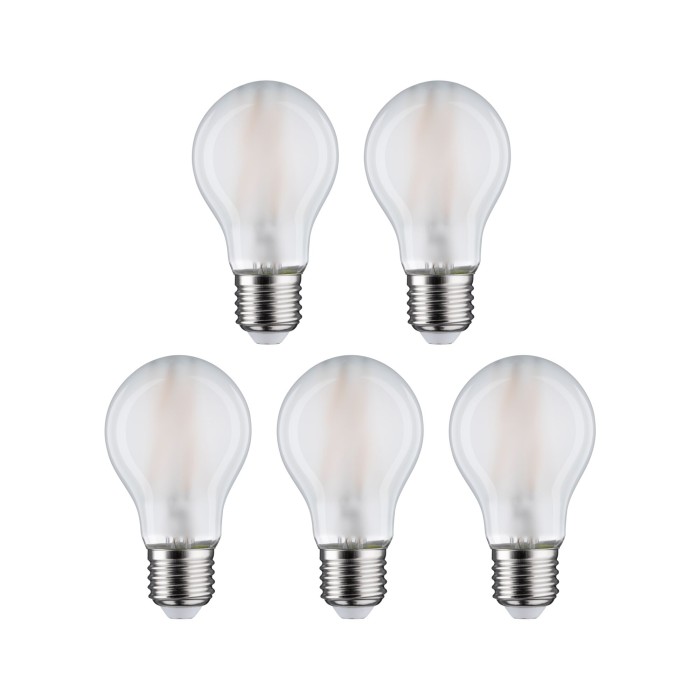 Set 5 becuri LED pară cu filament, 230V, E27, 5x806lm, 5x7W, 2700K, mat [2]