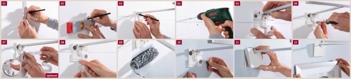 Set aplică LED pentru tablouri Xana, 2700K, 420lm, 230/24V, 5,5W, cu flux luminos variabil, aluminiu periat [10]