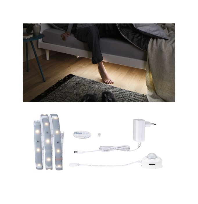 Set bandă Confort Paulmann MaxLED 250, 1m, 4W, 300lm, 30LEDs/m, 2700K, 12VA [6]