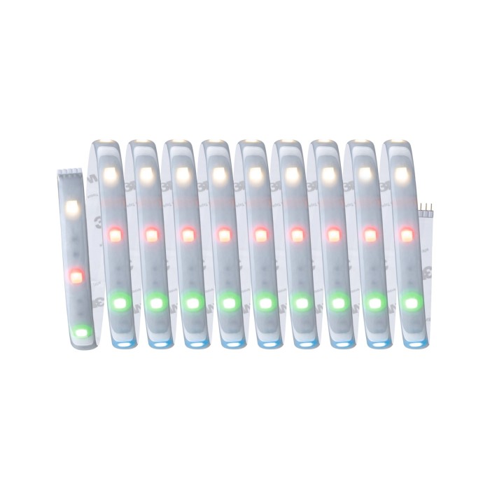 Set bandă Paulmann MaxLED 250, Smart Home Zigbee, RGBW, 3m, IP44, 15W, 600lm, 30LEDs/m, RGBW, 36VA [2]