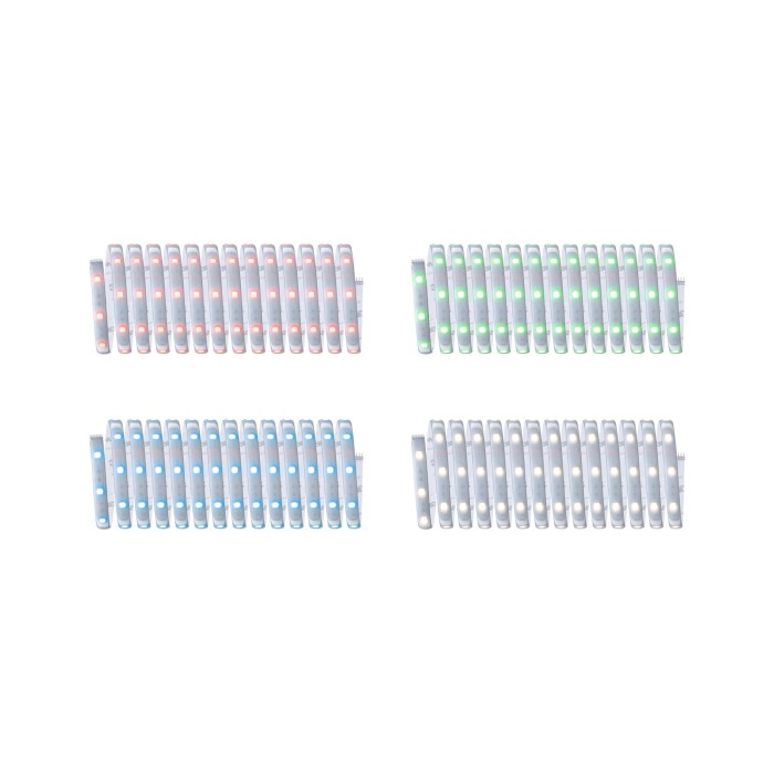 Set bandă Paulmann MaxLED 250, Smart Home Zigbee, RGBW, 5m, IP44, 22W, 1000lm, 30LEDs/m, RGBW, 36VA [4]