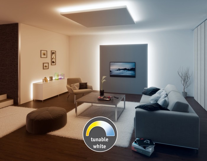 Set bandă Paulmann MaxLED 500, Smart Home Zigbee, 1,5m, IP44, 9W, 825lm, 60LEDs/m, 20VA, temperatură de culoare variabilă [6]