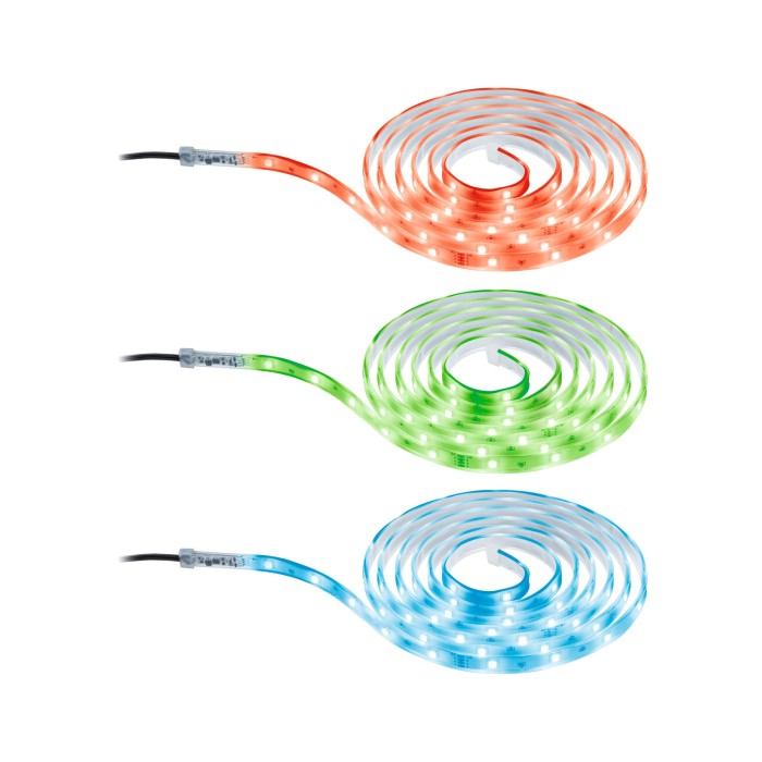 Set bandă Paulmann SimpLED de exterior, 3m, IP65, 8,5W, 52lm/m, 24LEDs/m, RGB [9]