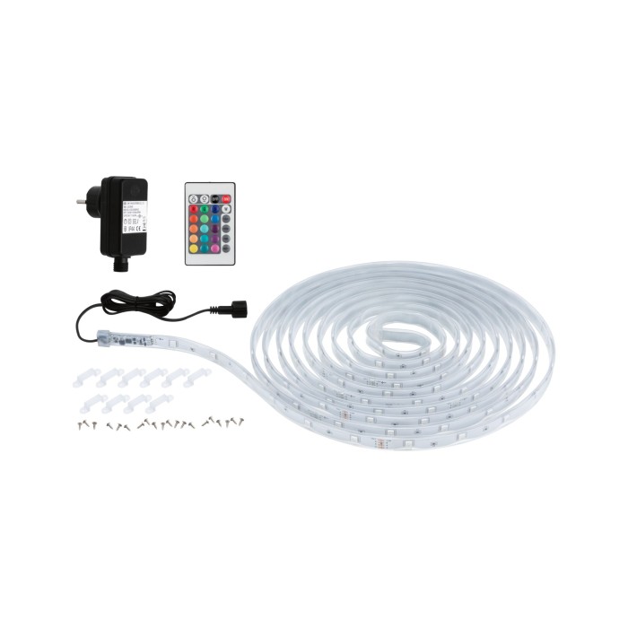 Set bandă Paulmann SimpLED de exterior, 5m, IP65, 13W, 45lm/m, 24LEDs/m, RGB [9]