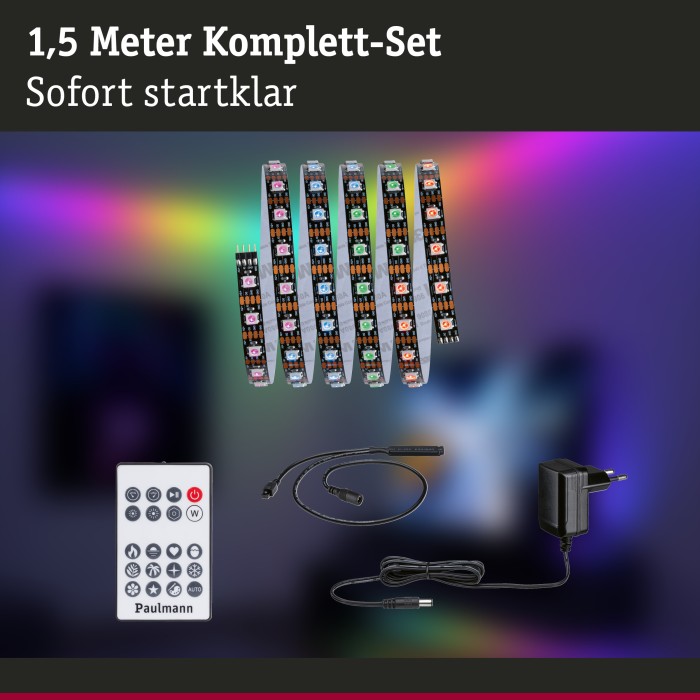 Set complet bandă EntertainLED Dynamic RGB, 1,5m, 3W, 60LEDs/m, 5VA [4]