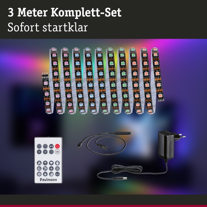 Set complet bandă EntertainLED Dynamic RGB, 3m, 5W, 60LEDs/m, 10VA [4]
