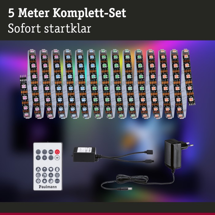 Set complet bandă EntertainLED Dynamic RGB, 5m, 10.5W, 60LEDs/m, 15VA [4]