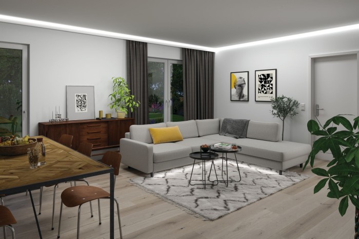 Set bandă MaxLED 1000 Tunable White bază, 1,5m, IP44, 17W, 1020lm/m, 108LEDs/m, cu temperatură de culoare variabilă 40VA [6]