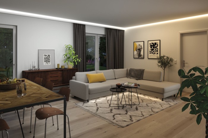 Set bandă MaxLED 1000 Tunable White bază, 3m, IP44, 32W, 1020lm/m, 108LEDs/m, cu temperatură de culoare variabilă, 60VA [7]
