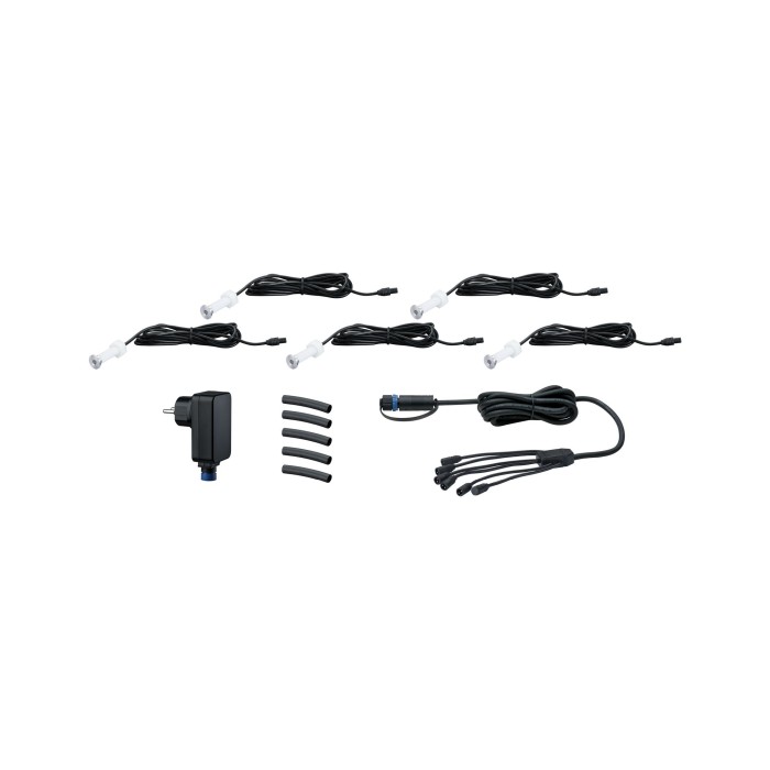 Set bază P&S MicroPen II 5x0,22W IP67 3000K inox cu transformator inclus [3]