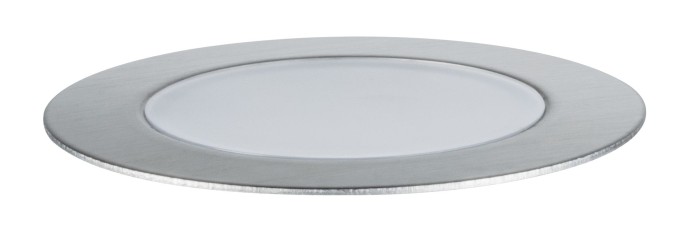 Set bază spoturi pardoseală P&S IP65 3000K 3x1W 24V 70mm argintii, inox-plastic [4]
