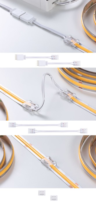 Set conectori MaxLED COB, alb [2]