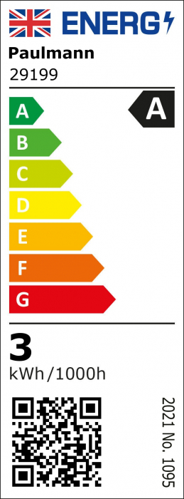 Set de 3 becuri lumănare Eco-Line 230 V cu filament LED, E14, 98mm, 525lm, 2,5W, 3000K, clar [6]