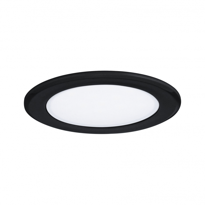 Set de 3 spoturi LED încastrabile pentru mobilier, 3x2,5W, 3x180lm, 230/12V, 3000K, negru mat [3]