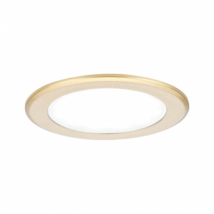 Set de 3 spoturi LED încastrabile pentru mobilier, 3x2,5W, 3x180lm, 230/12V, 4000K, auriu mat [2]