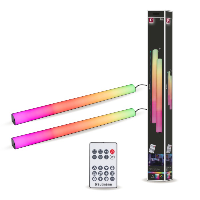 Set Lightbar 2x60cm Dynamic Rainbow RGB [2]