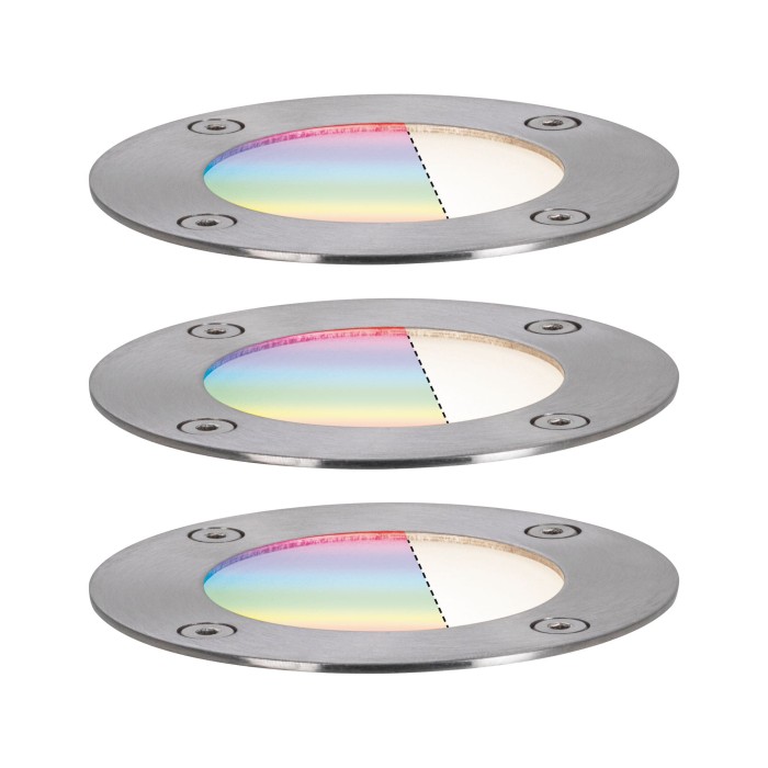 Set spoturi de pardoseală Zigbee P&S IP65 RGBW 24V [2]