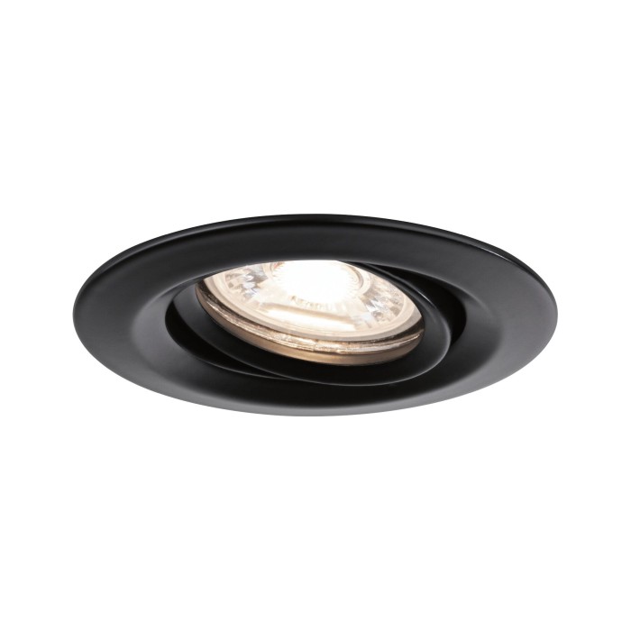 Set spoturi încastrabile Nova mini Coin, orientabile, negru, 3x4W, cu flux luminos variabil EasyDim [3]