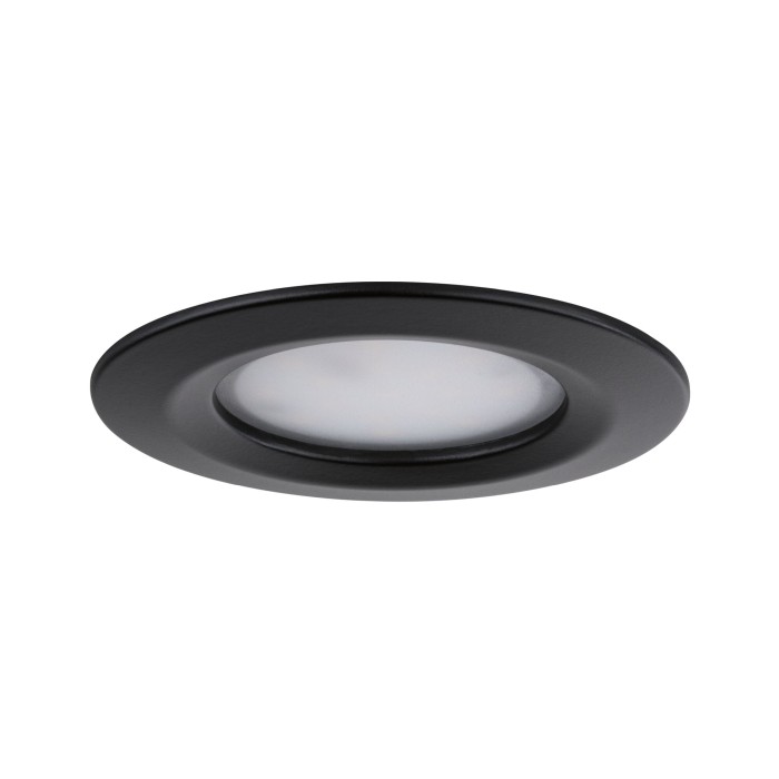 Set spoturi încastrabile Nova Plus Coin, fixe, negru, 3x6,5W, cu flux luminos variabil [3]