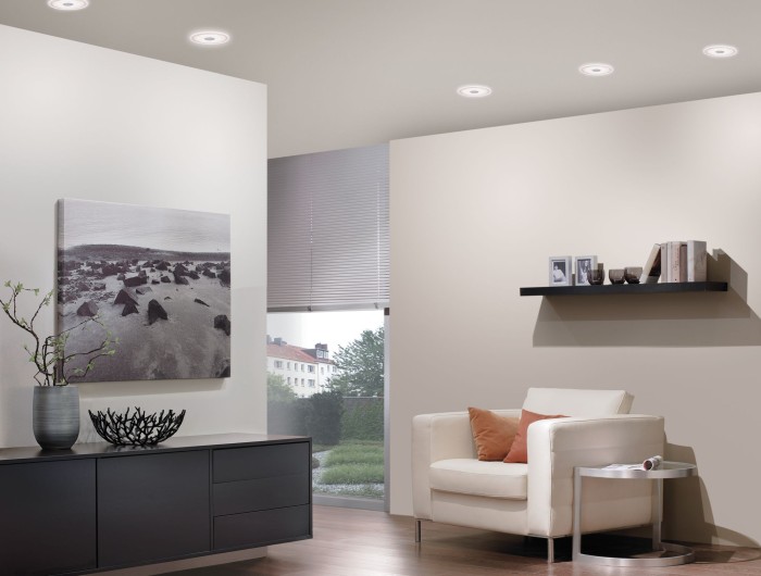 Set spoturi încastrabile Whirl cu flux luminos variabil, LED 3x5,5W 230V 120mm aluminiu/satin [5]