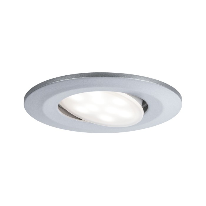 Set spoturi încastrabile Calla IP65 rotunde, orientabile LED 10x560lm 4000K 6,5W 230V crom mat, cu flux luminos variabil [2]
