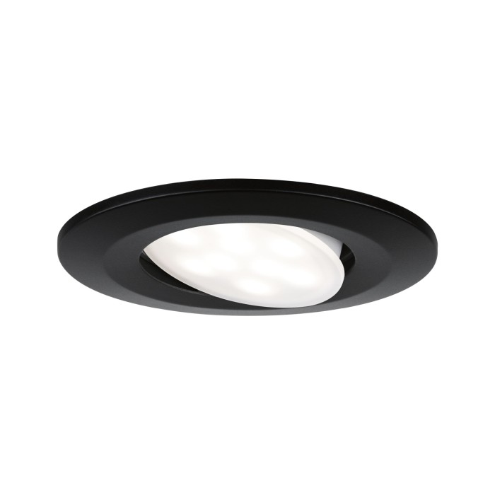 Set spoturi încastrabile Calla WhiteSwitch, rotunde, orientabile, 3x550lm, negru [3]