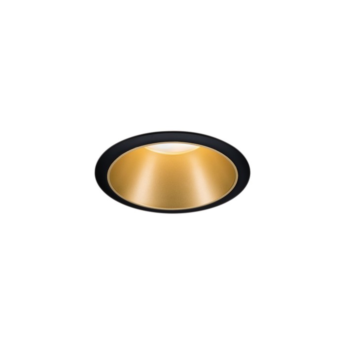 Set spoturi încastrabile Cole Coin LED 3x6,5W 2700K 230V negru/auriu mat, flux luminos variabil în 3 pași [2]