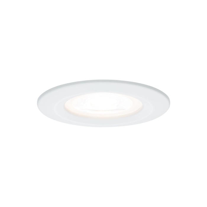 Set spoturi încastrabile LED Nova, rotunde, fixe IP44 3x6,5W 2700K 230V GU10 51mm alb [2]