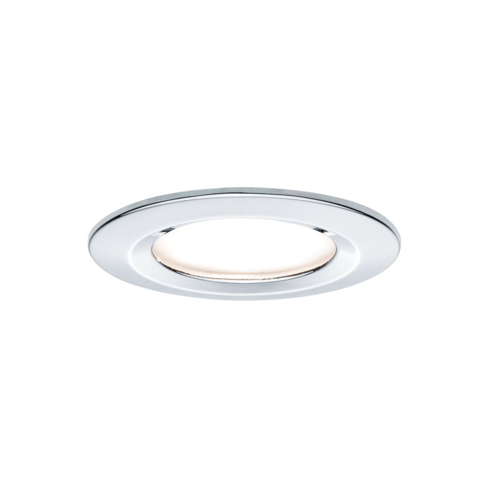 Set spoturi încastrabile LED Nova, rotunde, fixe IP44 3x6,5W 2700K 230V GU10 51mm crom [2]
