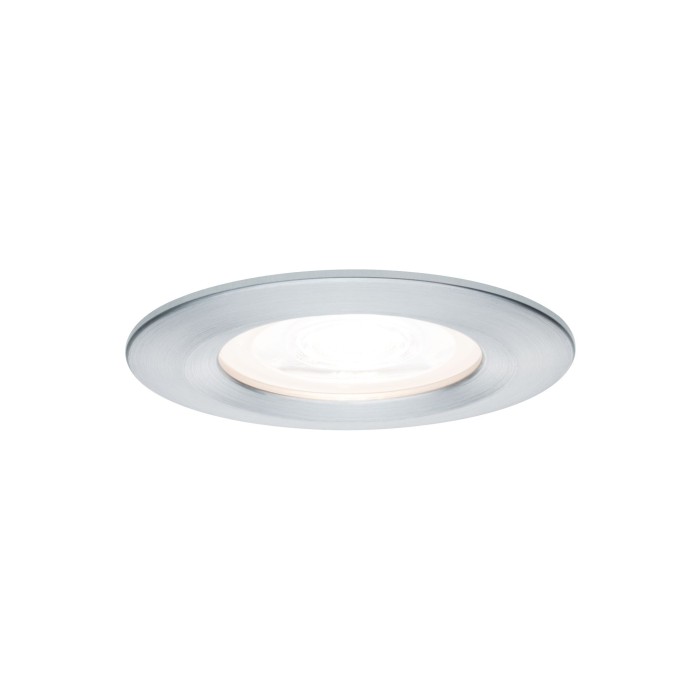 Set spoturi încastrabile LED Nova, rotunde, fixe IP44 3x6,5W 2700K 230V GU10 51mm aluminiu [2]