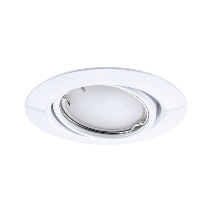 Set spoturi încastrabile LED Smart Home Zigbee Base Coin, orientabile, rotunde, 3x4,9W, 230V, cu flux luminos variabil, RGBW+, albe [3]