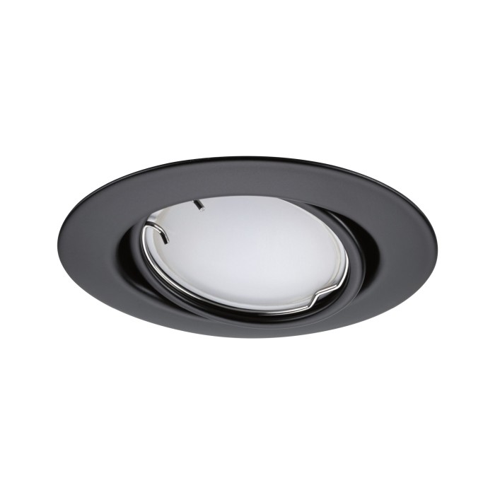 Set spoturi încastrabile LED Smart Home Zigbee Base Coin, orientabile, rotunde, 3x4,9W, 230V, cu flux luminos variabil, RGBW+, negru mat [3]