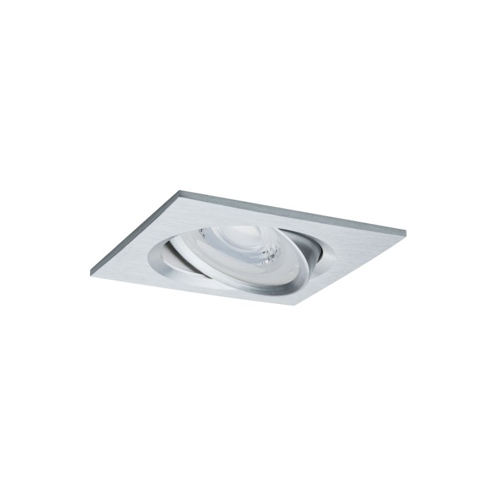 Set spoturi încastrabile Nova Coin pătrate, orientabile LED 3x6,5W 2700K 230V, aluminiu [3]