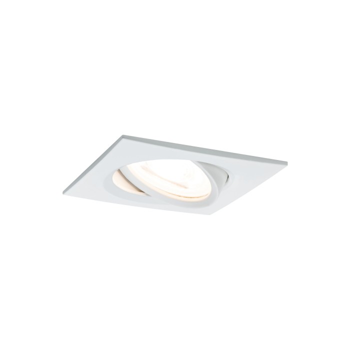 Set spoturi încastrabile Nova Coin pătrate, orientabile LED 3x6,5W 2700K 230V, alb [2]